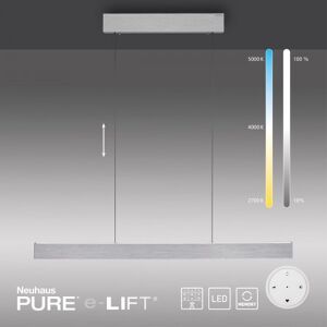Paul Neuhaus 2570-95 PURE E-MOTION LED Pendelleuchte aluminium höhenverstellbar