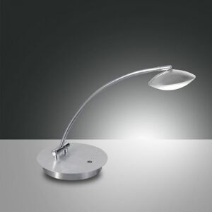 FABAS LUCE No. 3255-30-212 Tischleuchte HALE aluminium gebürstet