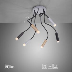 Paul Neuhaus 6011-95 PURE-GEMIN LED-XMO Deckenleuchte aluminium dimmbar