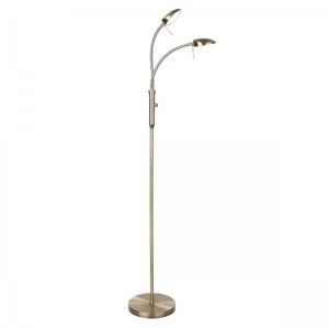 Halo Design 716029 LED Stehleuchte Vegas 140cm messing 3000K