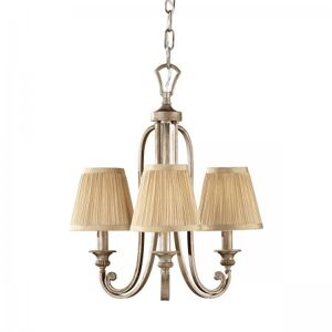 Elstead Lighting Abbey 3-Light Kronleuchter Beige 3-flammig E14