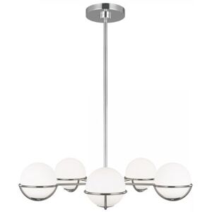 Elstead Lighting Apollo 5-Light Kronleuchter 5-flammig G9 silberfarben