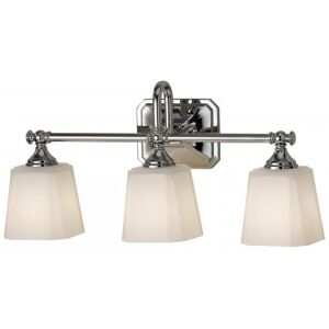 Elstead Lighting Concord 3-Light Wandleuchte 3-flammig IP44 G9 Chrom poliert