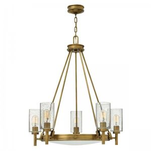 Elstead Lighting Collier 5-Light Kronleuchter 5-flammig Messing 685mm