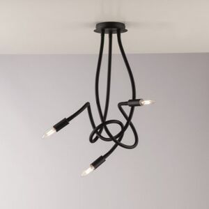 Luce Design Lover 3  schwarz Deckenleuchte 3-flammig ECO Light