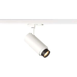 Slv Numinos® Zoom M Dali, 3 Phasen Spot Weiß 20w 3000k 15-60° - Leuchten Mit 3 Phasen Adapter 230v