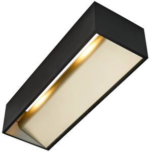 Slv Logs In L, Indoor Led Wandaufbauleuchte, Schwarz/gold, 2000-3000k, Dim - Wand- Und Deckenleuchten