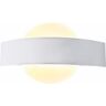 LED Wandleuchte NÄVE "Stan" Lampen weiß LED Wandleuchten Effizienzklasse: E, weißsatiniert, MetallAcryl, l: 24cm, h: 13cm