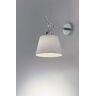 Artemide Tolomeo Diffusore 24 Wandleuchte Satinschirm grau Ø 24cm