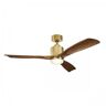 Elstead Lighting Ridley Deckenventilator LED Messing Holz