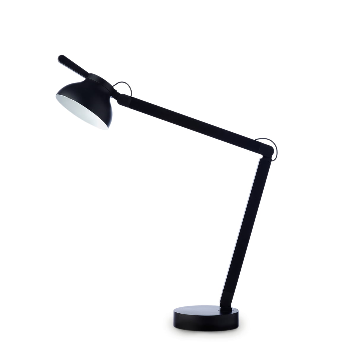 HAY - PC Double Arm LED Tischleuchte, soft black