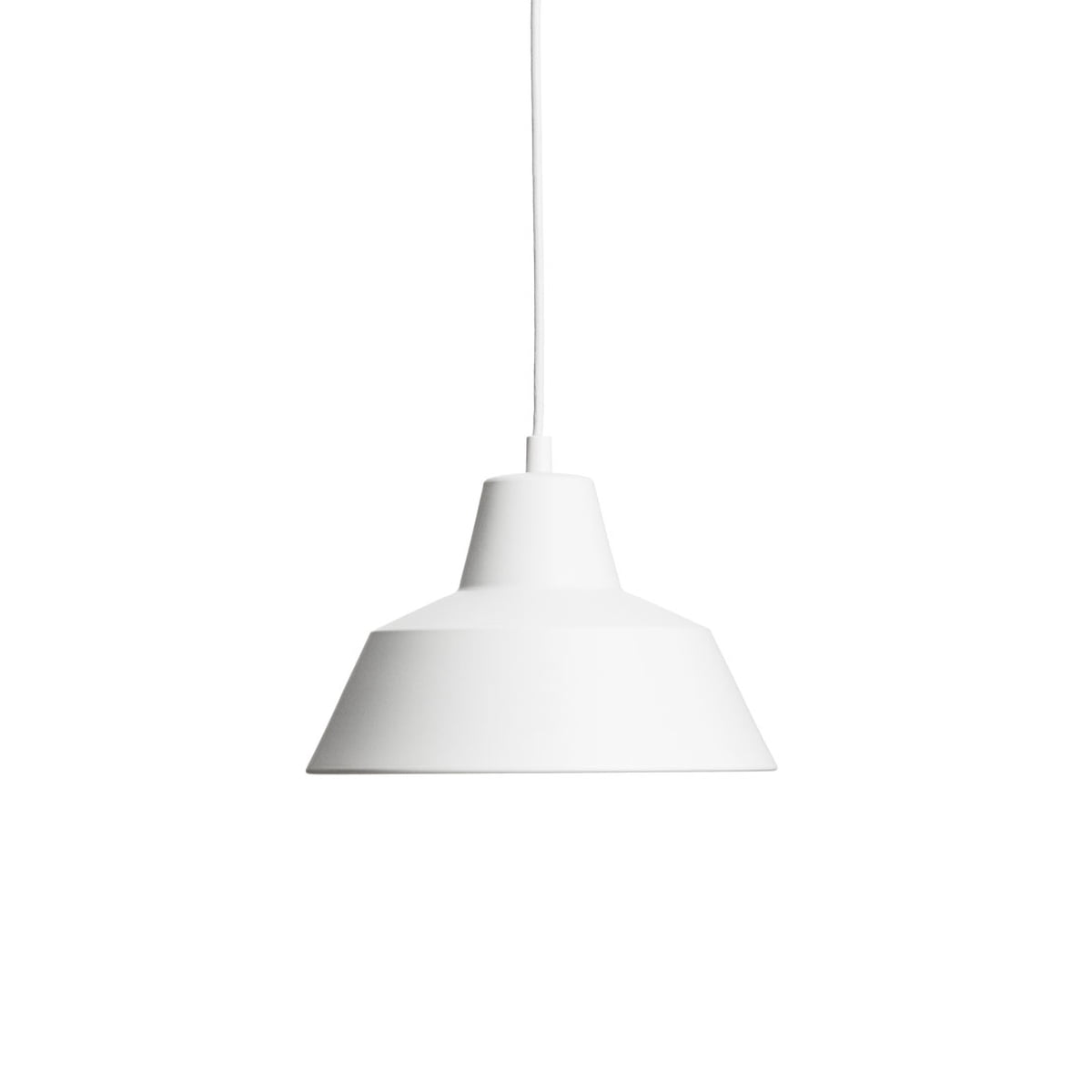 Made by Hand - Workshop Lamp W2, mattweiß / weiß