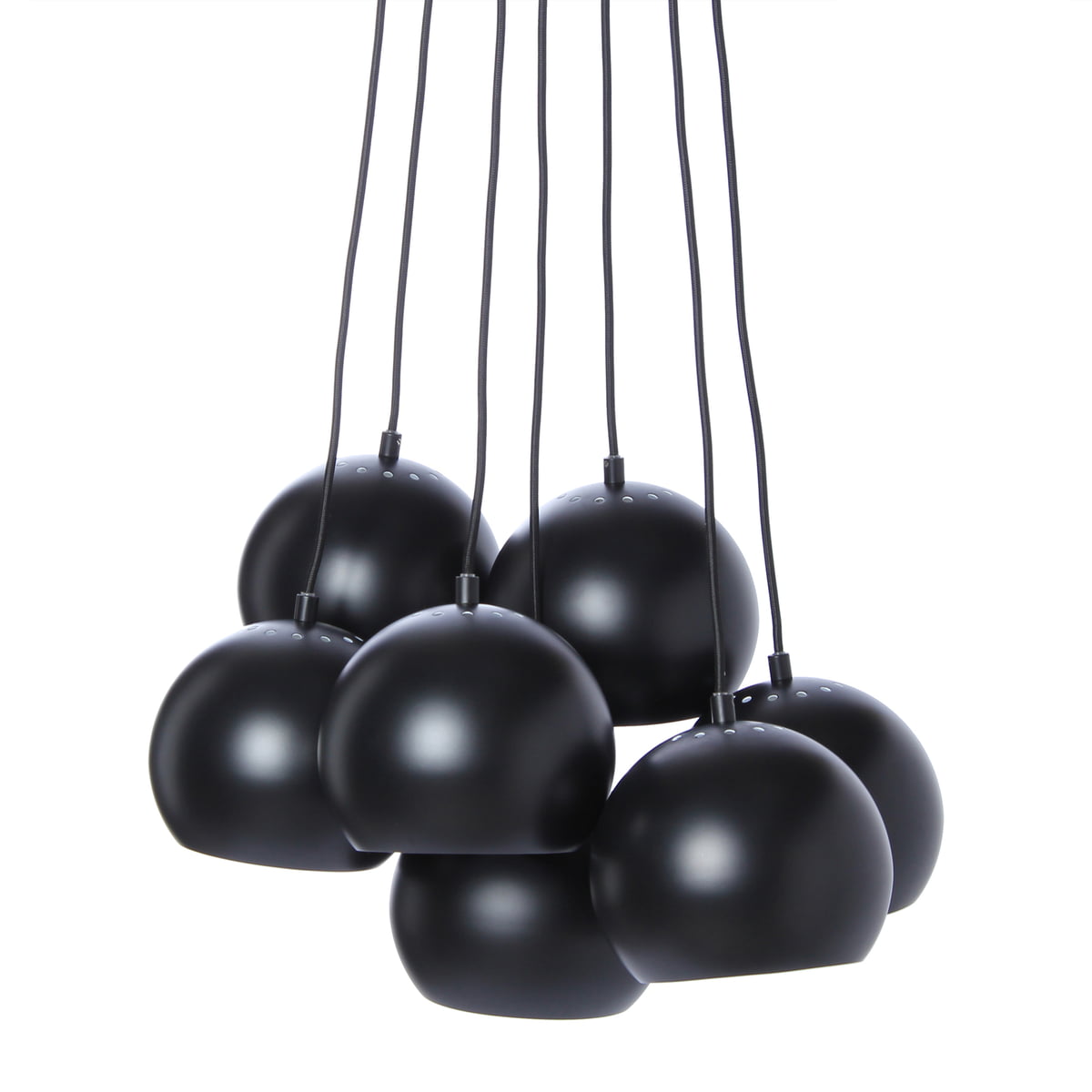 Frandsen - Ball Pendelleuchte Multi, schwarz matt