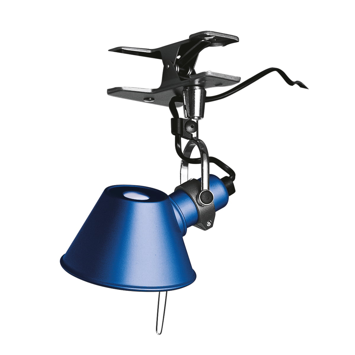 Artemide - Tolomeo Micro Pinza Klemmleuchte, blau