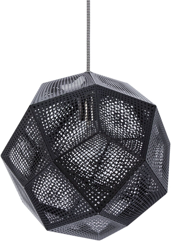 Tom Dixon - Etch Pendelleuchte, schwarz