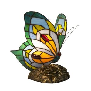 Bordlampe Viro Mariposa Multifarvet Zink 60 W 23 x 28 x 23 cm Sommerfugl
