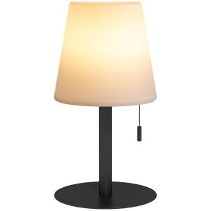 Rootz Living Rootz Skrivebordslampe - Sengelampe - Bordlampe - LED-lys - 2 lysstyrkeniveauer - Ladekabel - PE-aluminium - Sort - Hvid - 16 x 16 x 30 cm