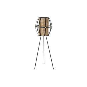Gulvlampe DKD Home Decor Brun Sort Metal Bambus 50 W 220 V 38 x 38 x 119 cm