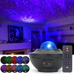 Delivast Galaxy Lamp Star Projector Space Sky med Bluetooth/højttaler