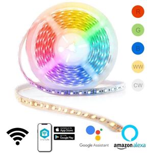 Nedis LED strip, multifarvet + hvid, 5 mtr.