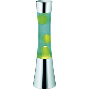 Trio Reality Lava - bordlampe, 41 cm, 35 W, grøn