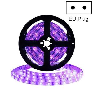 Shoppo Marte 3528 SMD UV Purple Light Strip Epoxy LED Lamp Decorative Light Strip, Style:Waterproof 10m(EU Plug)