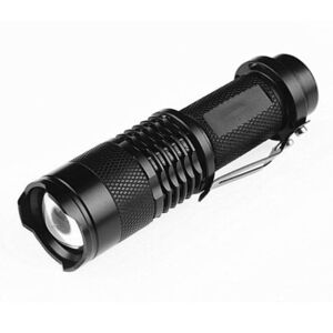 Shoppo Marte SK98 LED Focus Flashlight, 3 Mode, Cree XM-L T6 LED, Luminous Flux: 1000lm, Length: 11.5cm(White Light)