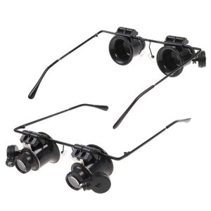 24.se Forstørrelsesbriller x20 med LED-belysning