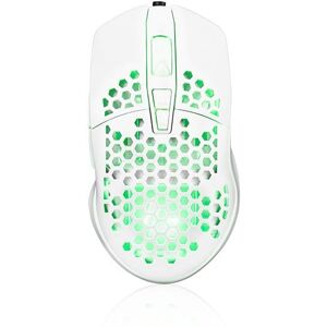 Logic Wired LM-STARR-ONE-LIGHT Gaming Mouse with USB / 1.8m / 6400 DPI / White