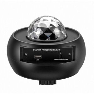 EHT Galaxy lampe / natlys / stjerneklar projektor med bluetooth højttaler