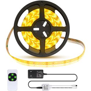 AIGOSTAR LED strip 3000K 5M Dæmpbar med styring Varm hvid IP65