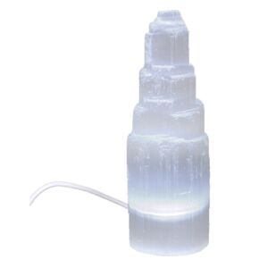 Something Different Mountain Selenite bordlampe