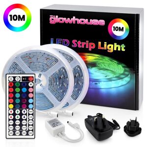 TheGlowHouse LED-Strip Lights med RGB / Lyskæde / LED-liste - 10 meter
