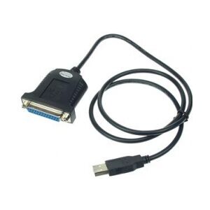 Velleman Printerkabel USB til parallel SUBD25 pol hun, Sort (0,8m) TILBUD NU sortere into