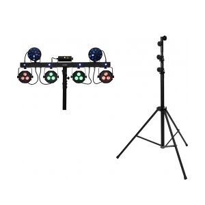 EuroLite Set LED KLS Laser Bar Next FX Light Set + STV-60-WOT EU Steel stand bla