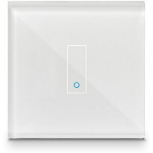 Iotty Smart Switch single button faceplate - Design your own smart switch Colour: White