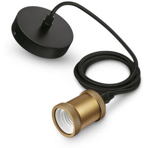 Philips Modern cord pendant gold 1x60W 230V - 8718696167779