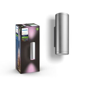 Philips Hue Appear Hue White Color Ambience  Væg lantern inox 2x8 - 915005976301