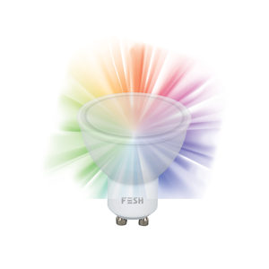 FESH Smart Home LED Spot  - Multicolor Gu10 5w Ø 50