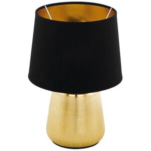 EGLO Manalba Bord E14 H300 Sort/guld - Bordlampe - 99331