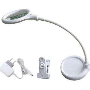 Halo Design Magnifying Bordlampe, Small, Hvid