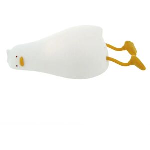 Forever Light LED Silikone Natlampe - Lazy Duck