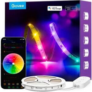 Govee RGBIC Basic Wi-Fi + Bluetooth LED Strip Lights - 10m - Hvid