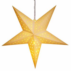 Deuba Led Julestjerne Star Creme Papir 60cm 5 Arme