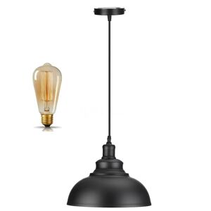 Ledsone Industriel Lampe Vintage Metal Hængende Lampe Retro Pendel Loftslampe