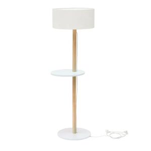 Ragaba Ufo Gulvlampe 45x150cm - Hvid / Hvid Lampeskærm