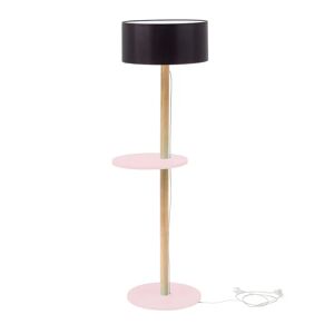 Ragaba Ufo Gulvlampe 45x150cm Powder Pink / Sort Lampeskærm