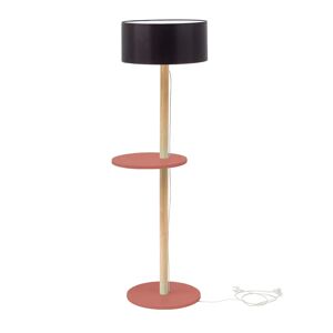 Ragaba Ufo Gulvlampe 45x150cm Antik Pink / Sort Lampeskærm