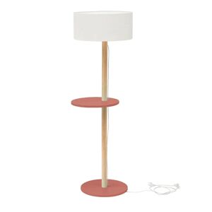 Ragaba Ufo Gulvlampe 45x150cm Antik Pink / Hvid Lampeskærm