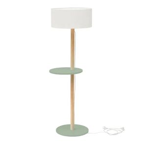 Ragaba Ufo Gulvlampe 45x150cm - Salviegrøn / Hvid Lampeskærm